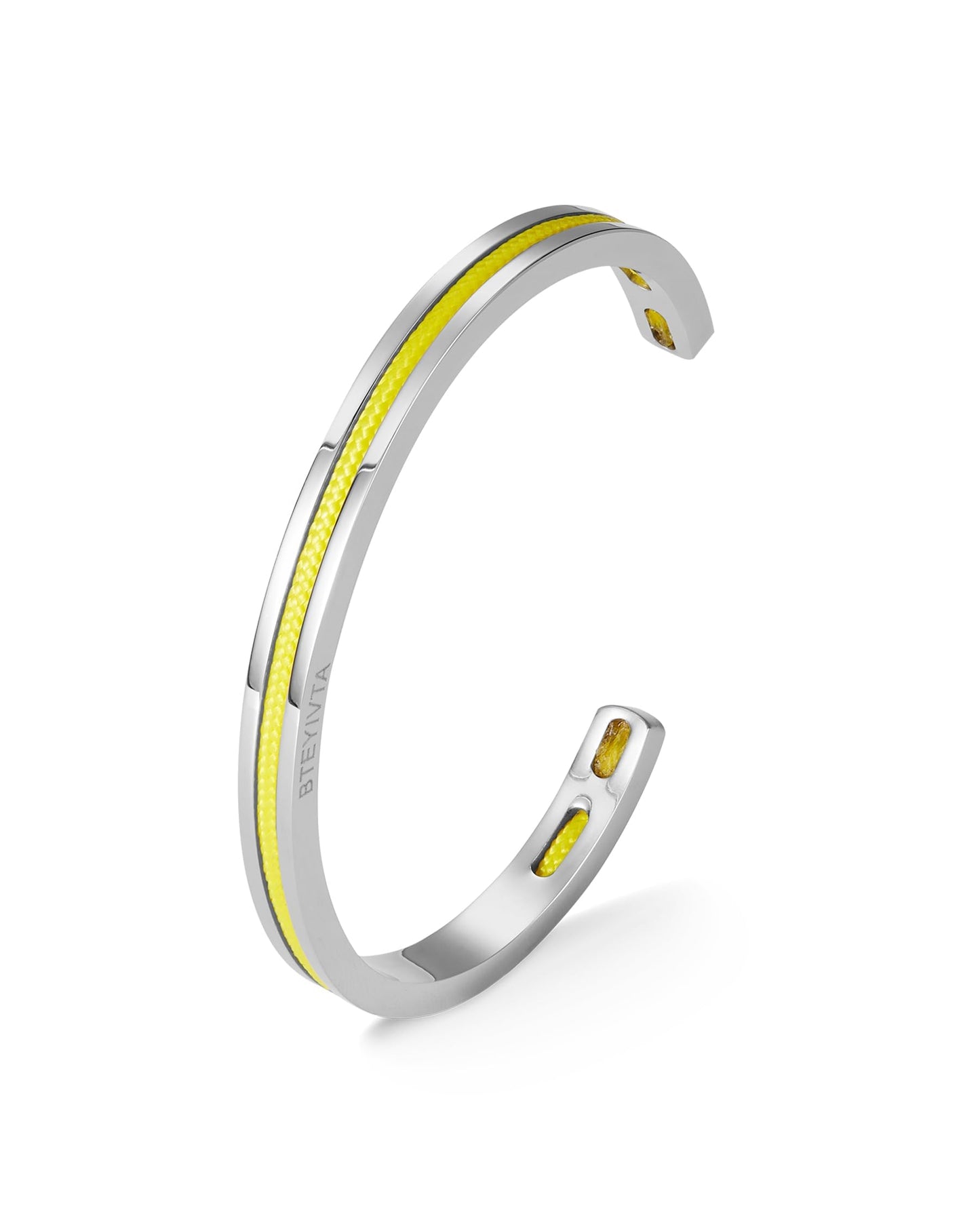 Handmade Minimalist Cuff Bracelet with Lucky Nautical Rope Inlaid Stainless Steel Cuff Unique and Stylish Bangle For Men And Women