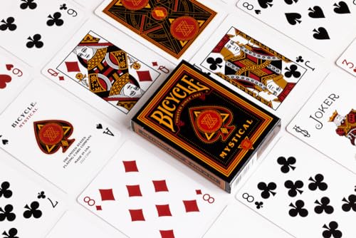 Bicycle Stargazer Nebula Playing Cards, Standard Index, Poker Cards, Space Playing Cards, Premium Playing Cards, Unique Playing Cards, 1 Deck, Black