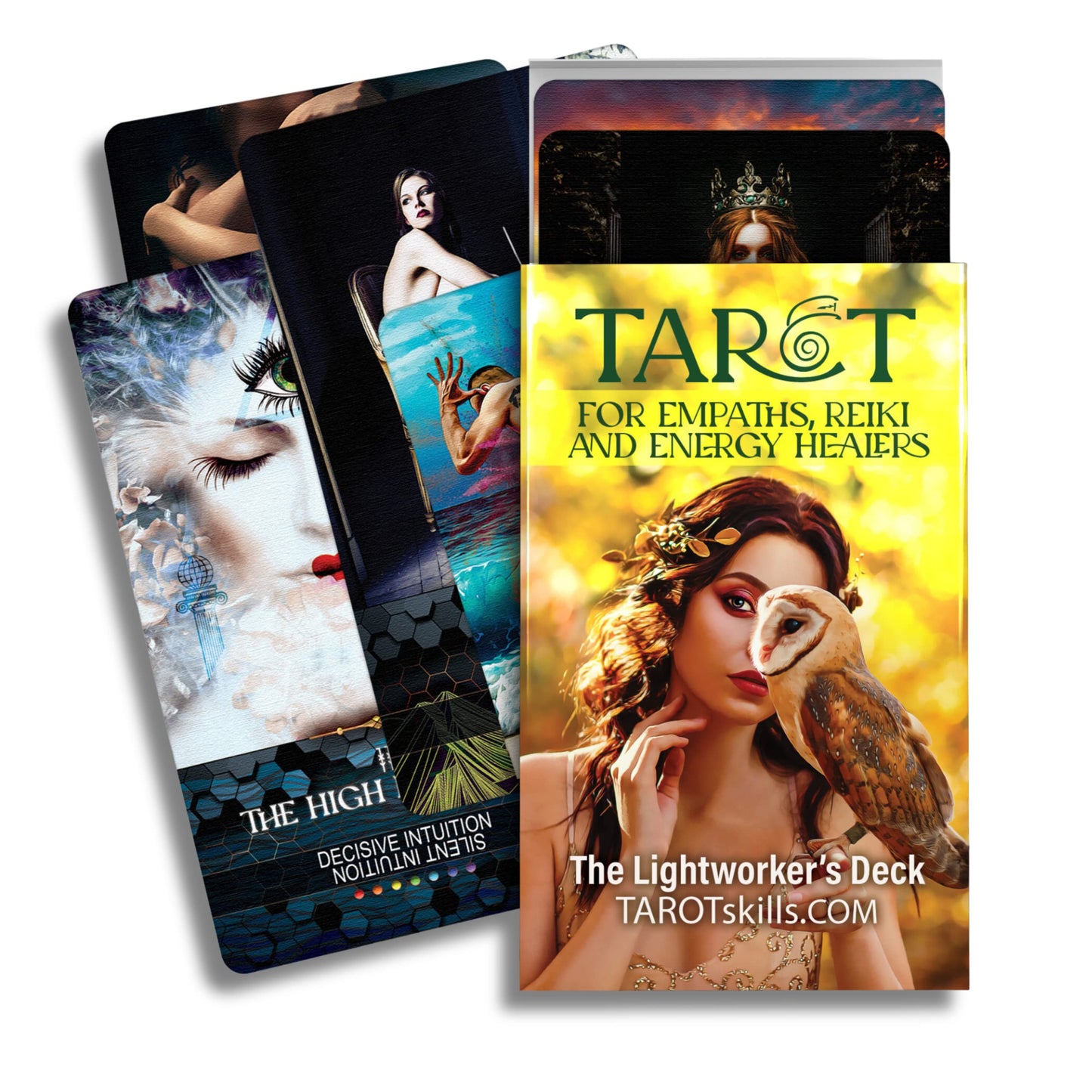 Star Kissed Tarot Deck - 78 Tarot Cards with Meanings, Best Tarot Spiritual Tool, w/ Astrology, Zodiac, Keywords, Elements & Reversed Meanings - Includes Online Tarot Training & Certified Master Exam