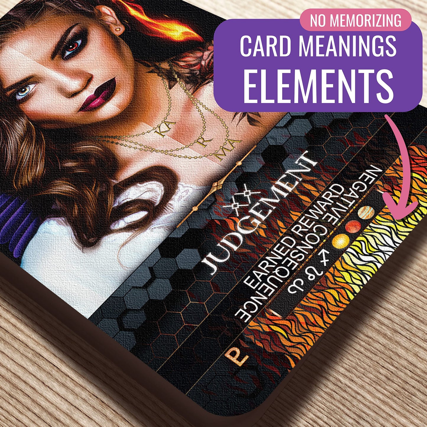 Star Kissed Tarot Deck - 78 Tarot Cards with Meanings, Best Tarot Spiritual Tool, w/ Astrology, Zodiac, Keywords, Elements & Reversed Meanings - Includes Online Tarot Training & Certified Master Exam