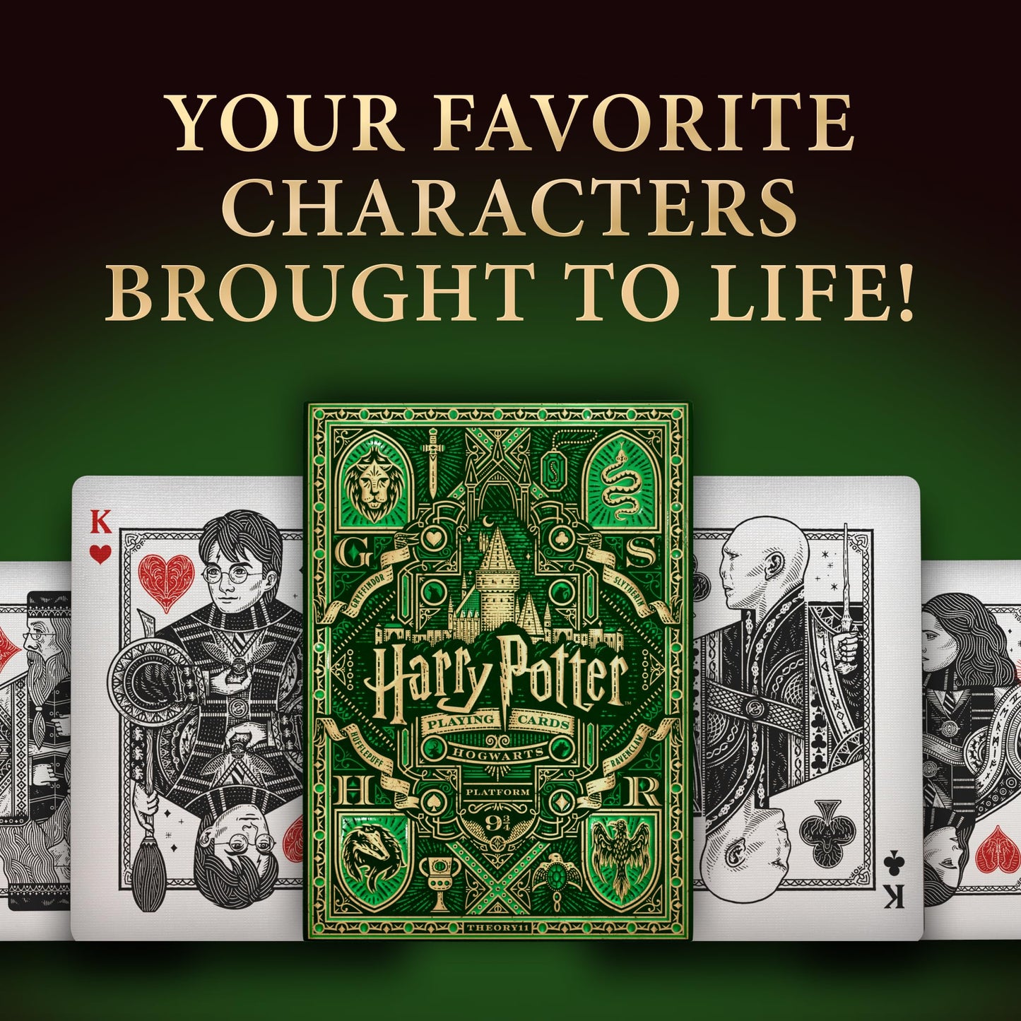 theory11 Harry Potter Playing Cards - Blue (Ravenclaw)