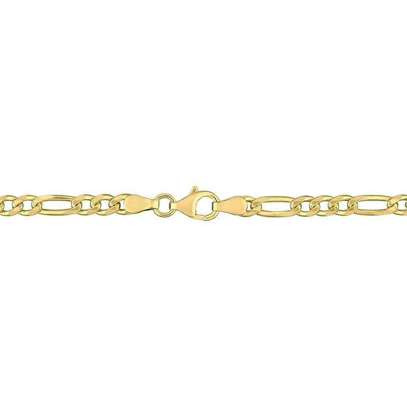 Italian 925 Sterling Silver Figaro Link Chain Necklace - for Men & Women - Available in Sterling Silver or Yellow Gold Plated Sterling Silver - in Widths 2.2mm, 3.8mm, 5.5mm, 8.9mm - Lengths 16 or 18 inches