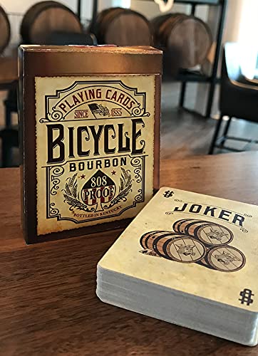 Bicycle Cocktail Playing Cards, Includes 52 Cocktail Recipes Featuring Old Fashioned, Margarita, Moscow Mule, Daiquiri, and Mojito Cocktail Recipes, 1 Deck