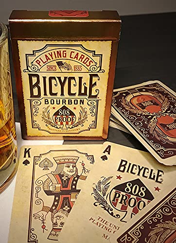 Bicycle Cocktail Playing Cards, Includes 52 Cocktail Recipes Featuring Old Fashioned, Margarita, Moscow Mule, Daiquiri, and Mojito Cocktail Recipes, 1 Deck