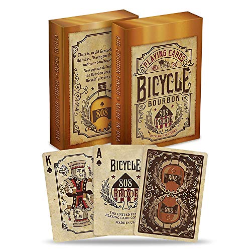 Bicycle Cocktail Playing Cards, Includes 52 Cocktail Recipes Featuring Old Fashioned, Margarita, Moscow Mule, Daiquiri, and Mojito Cocktail Recipes, 1 Deck