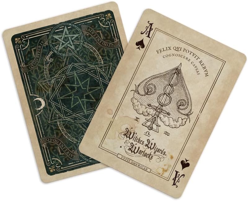 Bicycle Wizards, Witches & Warlocks Playing Cards | Magical Collectible Deck | Premium Quality Cards
