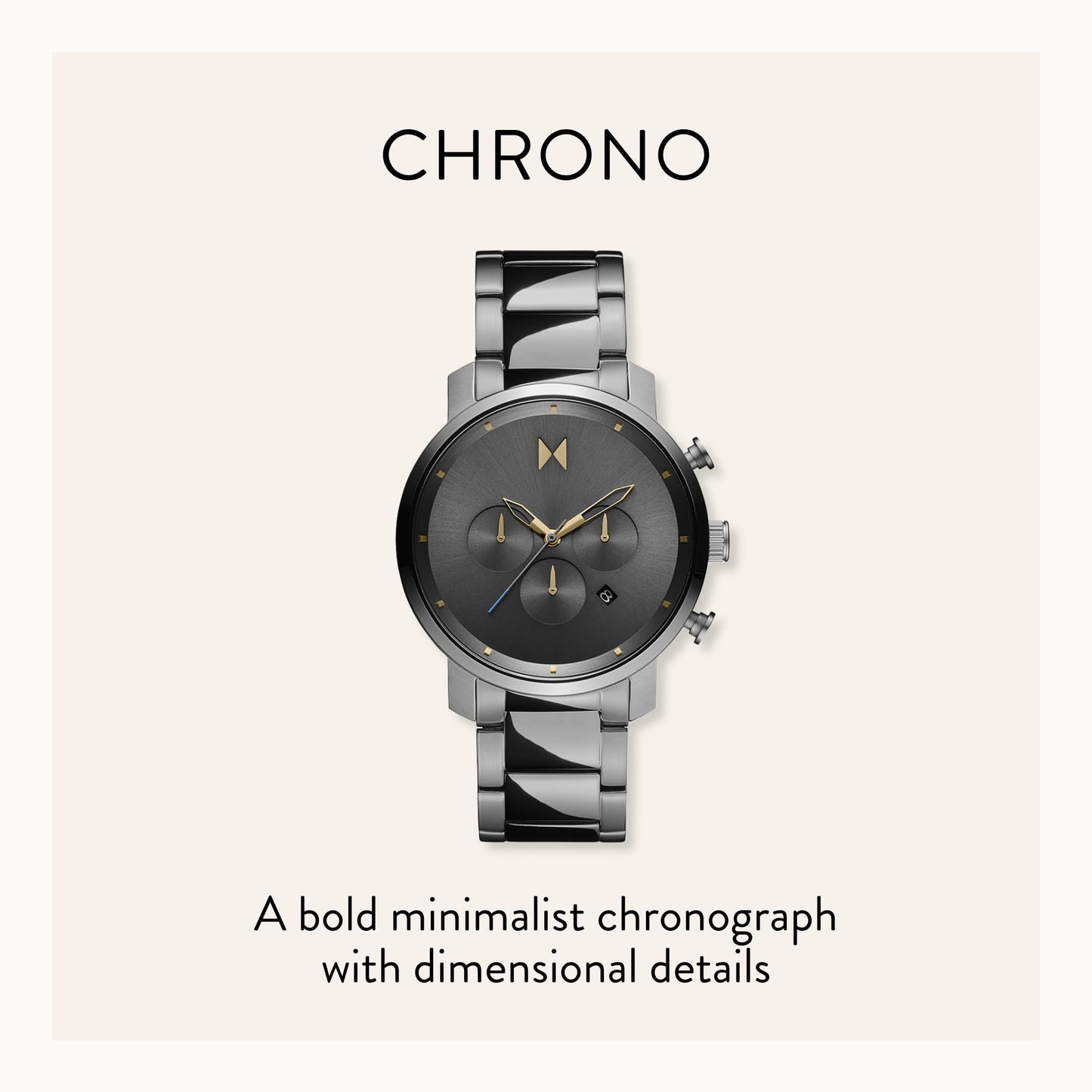 MVMT Chrono Men's Watch - Japanese Quartz Chronograph - Water Resistant 3 to 5 ATM/30 to 50 Meters