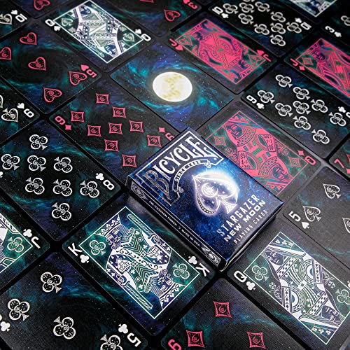 Bicycle Stargazer Nebula Playing Cards, Standard Index, Poker Cards, Space Playing Cards, Premium Playing Cards, Unique Playing Cards, 1 Deck, Black
