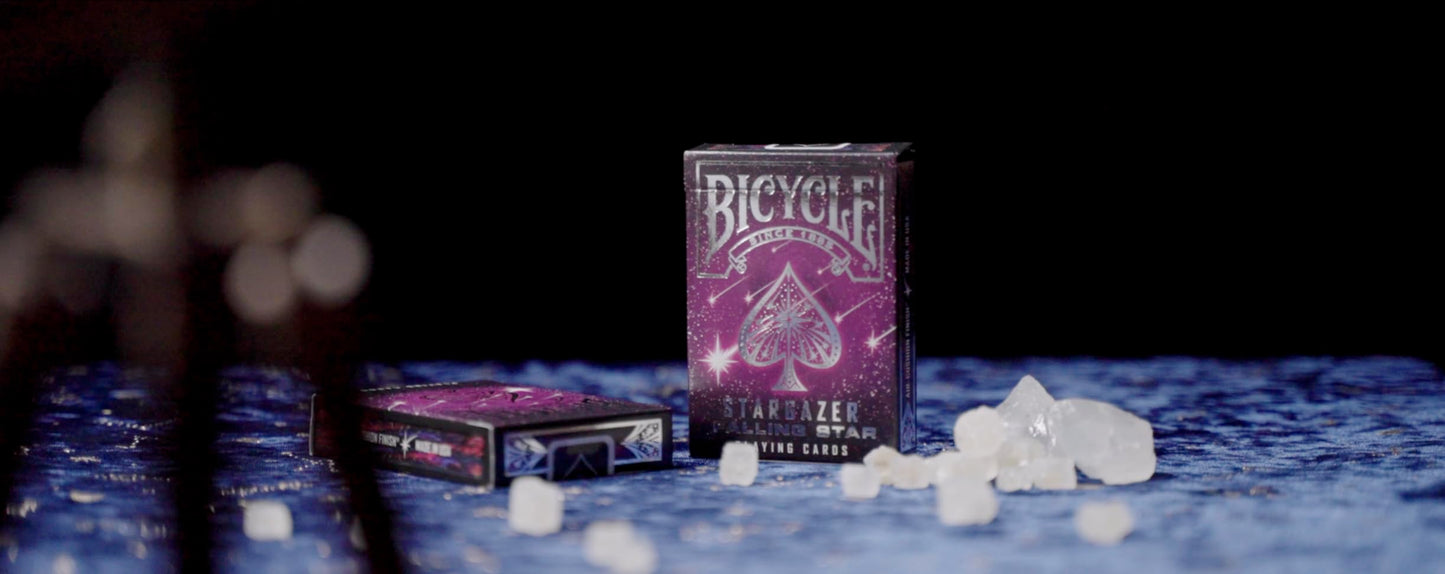 Bicycle Stargazer Nebula Playing Cards, Standard Index, Poker Cards, Space Playing Cards, Premium Playing Cards, Unique Playing Cards, 1 Deck, Black
