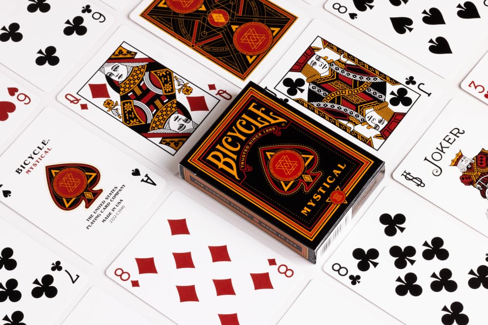 Bicycle Stargazer Nebula Playing Cards, Standard Index, Poker Cards, Space Playing Cards, Premium Playing Cards, Unique Playing Cards, 1 Deck, Black