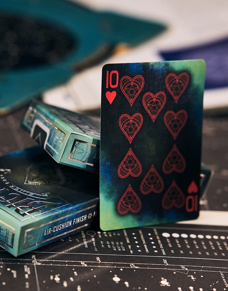 Bicycle Stargazer Nebula Playing Cards, Standard Index, Poker Cards, Space Playing Cards, Premium Playing Cards, Unique Playing Cards, 1 Deck, Black