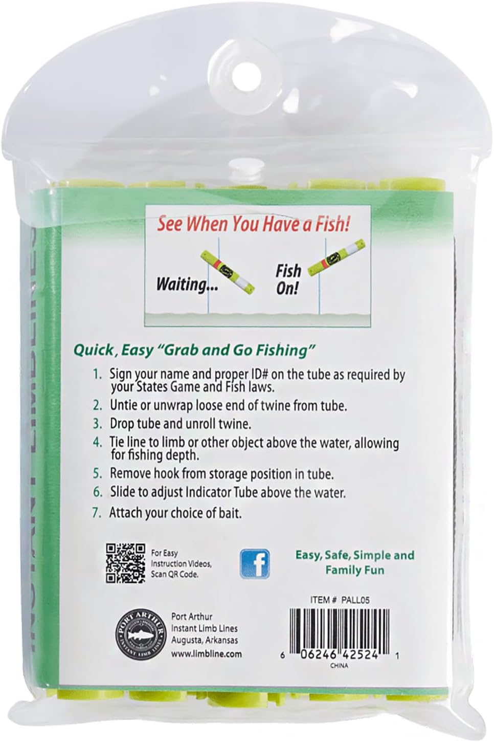 Survival Fishing Kit 5-Pack Auto Fishing Device - Lightweight, Compact, Easy to Use - Catfishing Outdoor Survival Camping Bushcraft Fishing