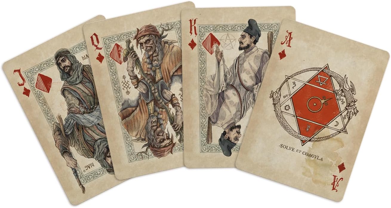 Bicycle Wizards, Witches & Warlocks Playing Cards | Magical Collectible Deck | Premium Quality Cards