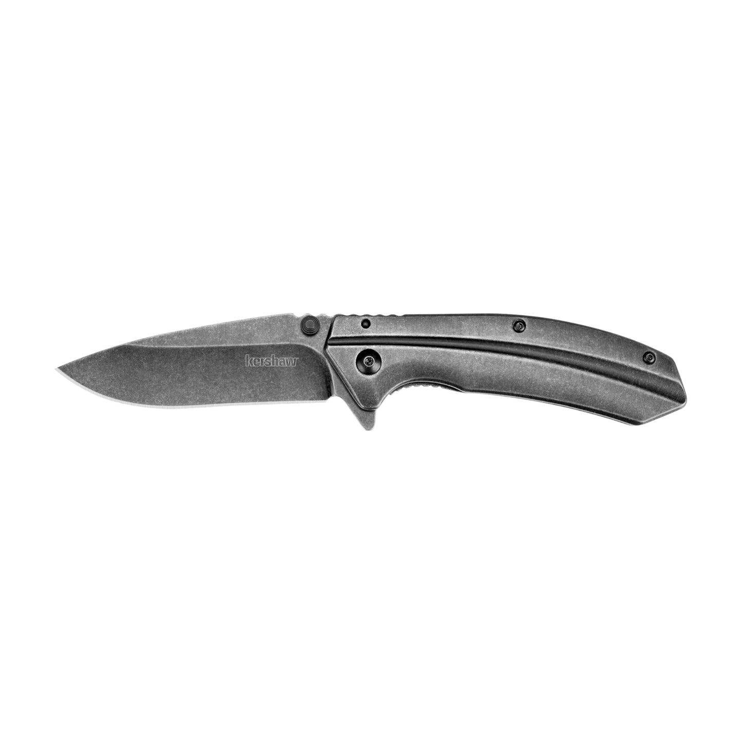 Kershaw Appa Folding Tactical Pocket Knife, SpeedSafe Opening, 2.75 inch Black Blade and Handle, Small, Lightweight Every Day Carry
