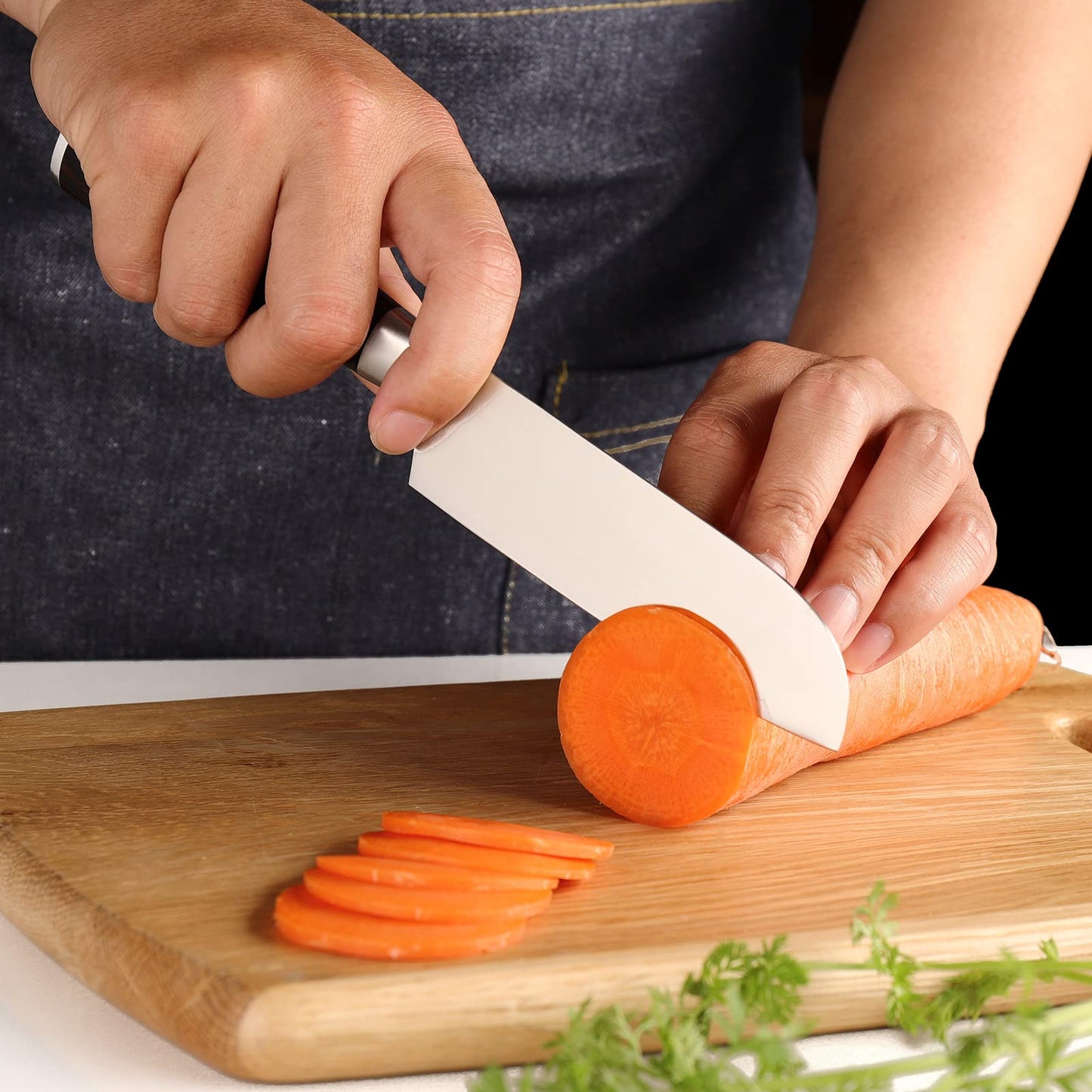 KEEMAKE Knife Set Kitchen Knives - 1.4116 High Carbon Stainless Steel Professional Chef Knife Set of 3 - Razor Sharp Japanese Cooking Knife
