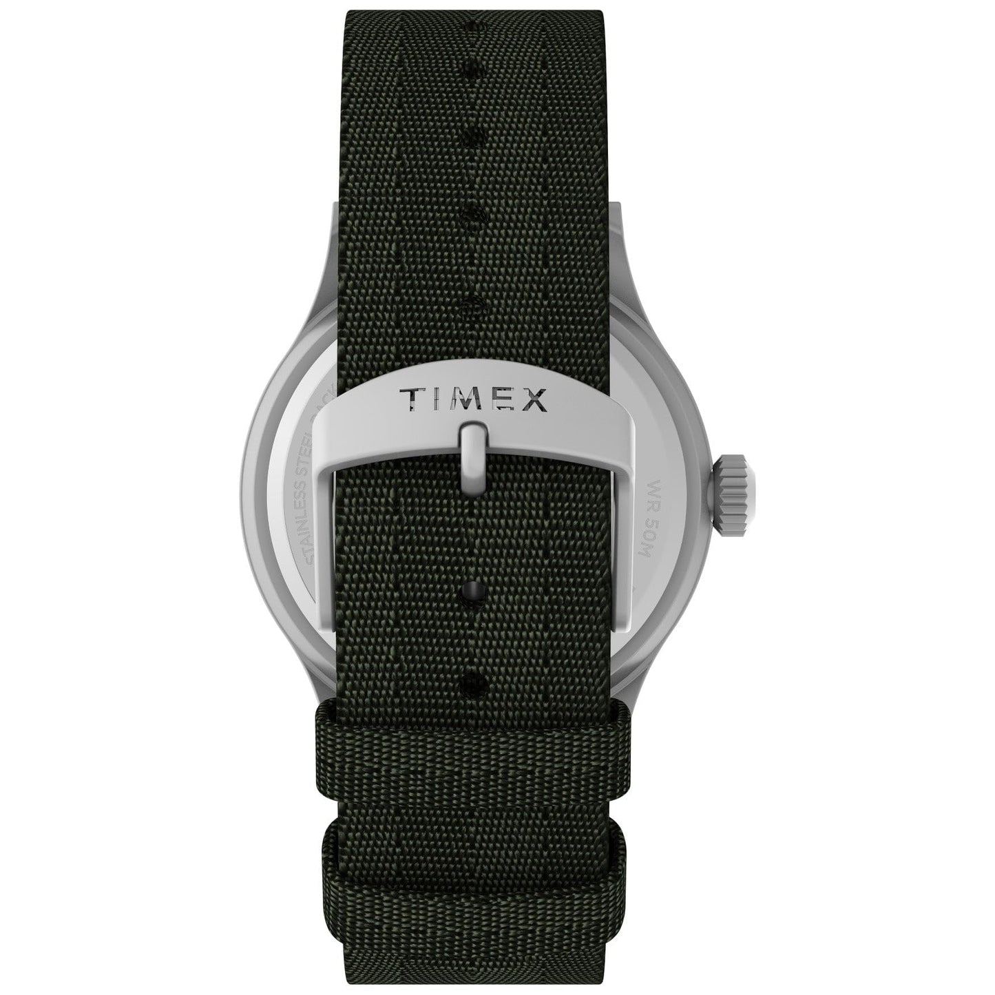 Timex Men's Expedition North Sierra 40mm Watch - Black Strap Green Dial Silver-Tone Case