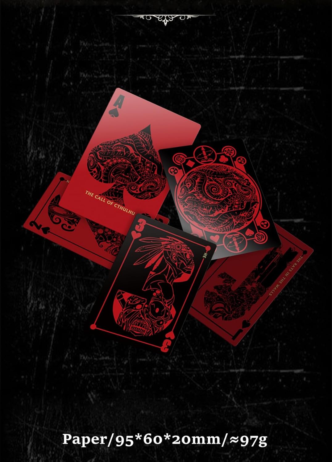 Cthulhu Mythology The Great Book of The Necronomicon Playing Card Board Game Poker Card