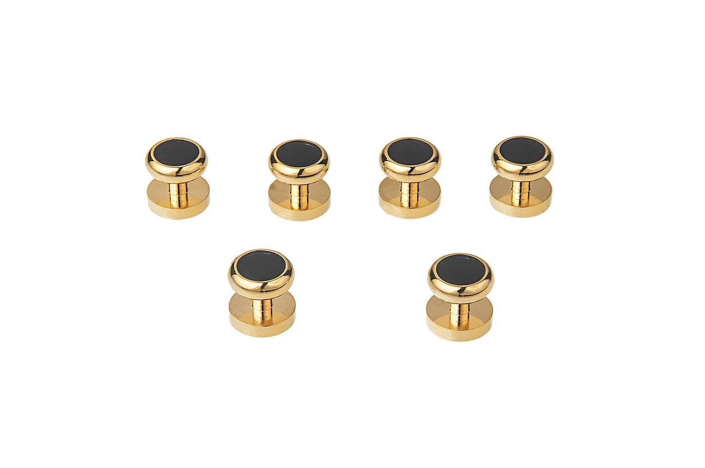 Cuff Links Mens, Cufflinks for Men, Men's Cuff Links for Wedding, Business, Father's Day, Gift for Men, 18K Gold Plated with Luxury Wooden Gift Box