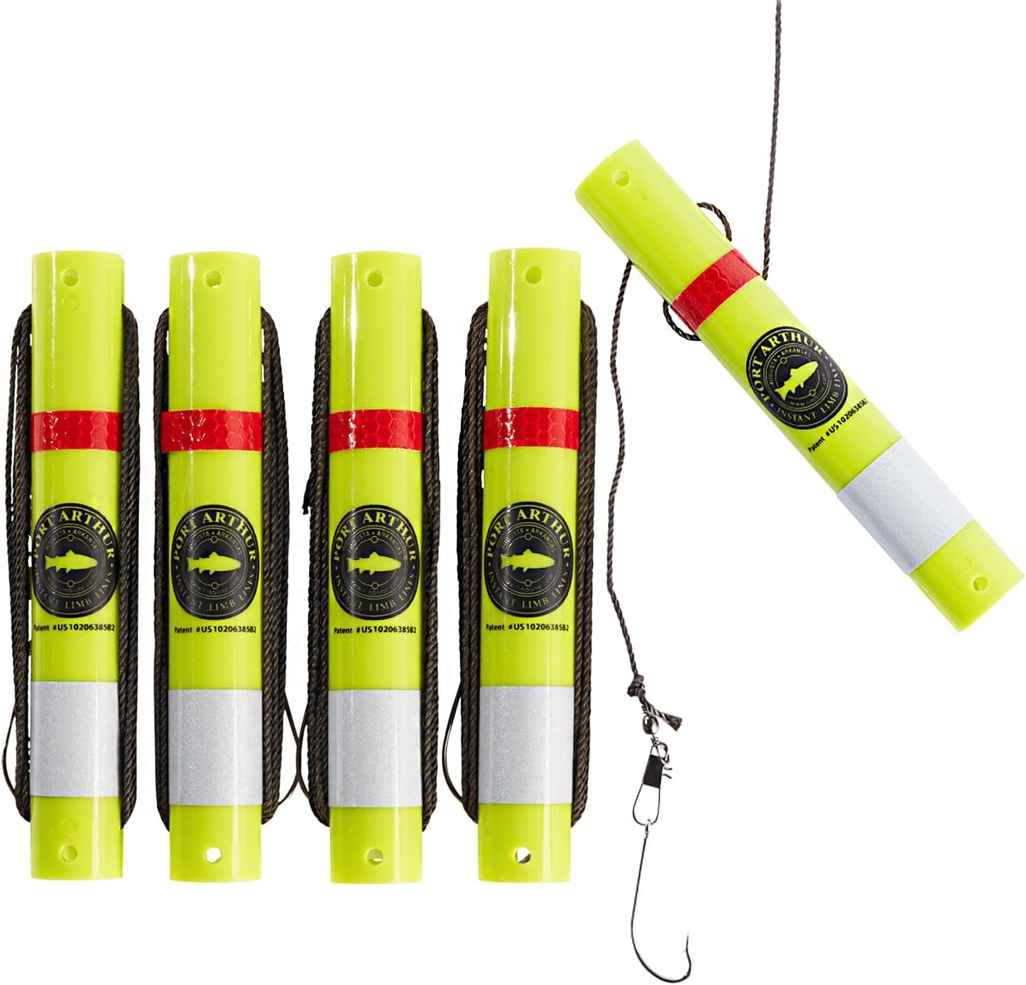 Survival Fishing Kit 5-Pack Auto Fishing Device - Lightweight, Compact, Easy to Use - Catfishing Outdoor Survival Camping Bushcraft Fishing