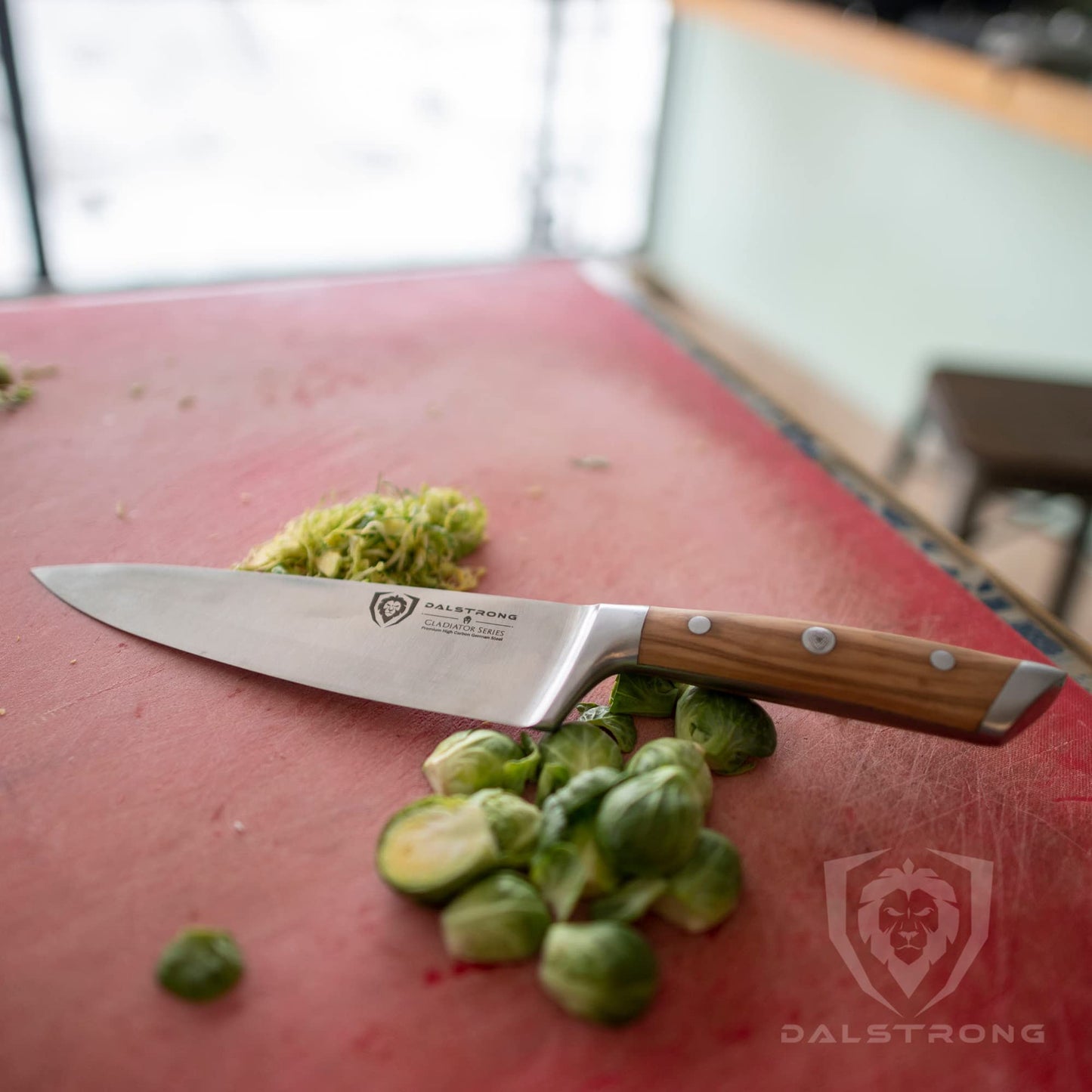 DALSTRONG Chef Knife - 8 inch Blade - Gladiator Series ELITE - Forged HC German Steel Chef's Knife - Razor Sharp Kitchen Knife - Professional Full Tang Knife - Black G10 Handle - Sheath -NSF Certified