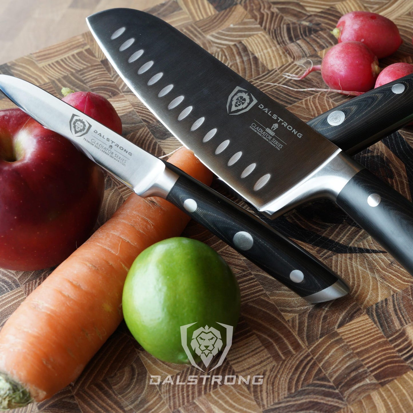 DALSTRONG Chef Knife - 8 inch Blade - Gladiator Series ELITE - Forged HC German Steel Chef's Knife - Razor Sharp Kitchen Knife - Professional Full Tang Knife - Black G10 Handle - Sheath -NSF Certified