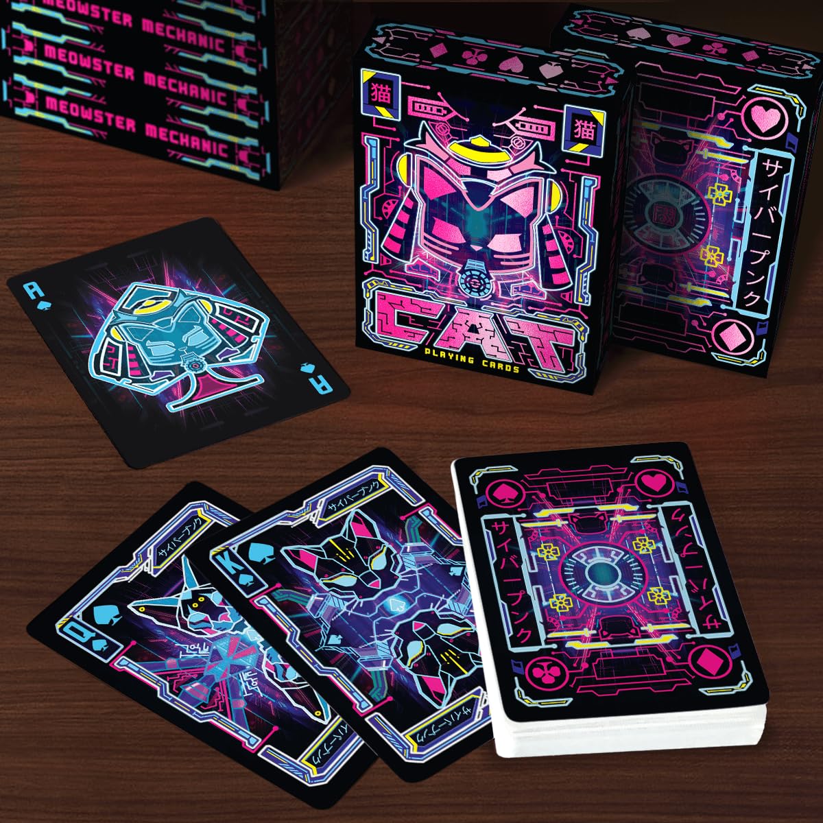 Cat Playing Cards for Adults Teens Men Friends Family Games Cool Deck