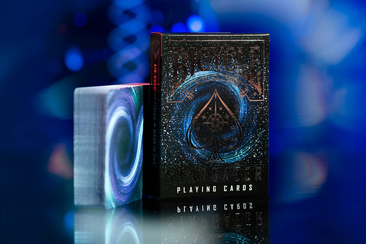 Bicycle Stargazer Nebula Playing Cards, Standard Index, Poker Cards, Space Playing Cards, Premium Playing Cards, Unique Playing Cards, 1 Deck, Black