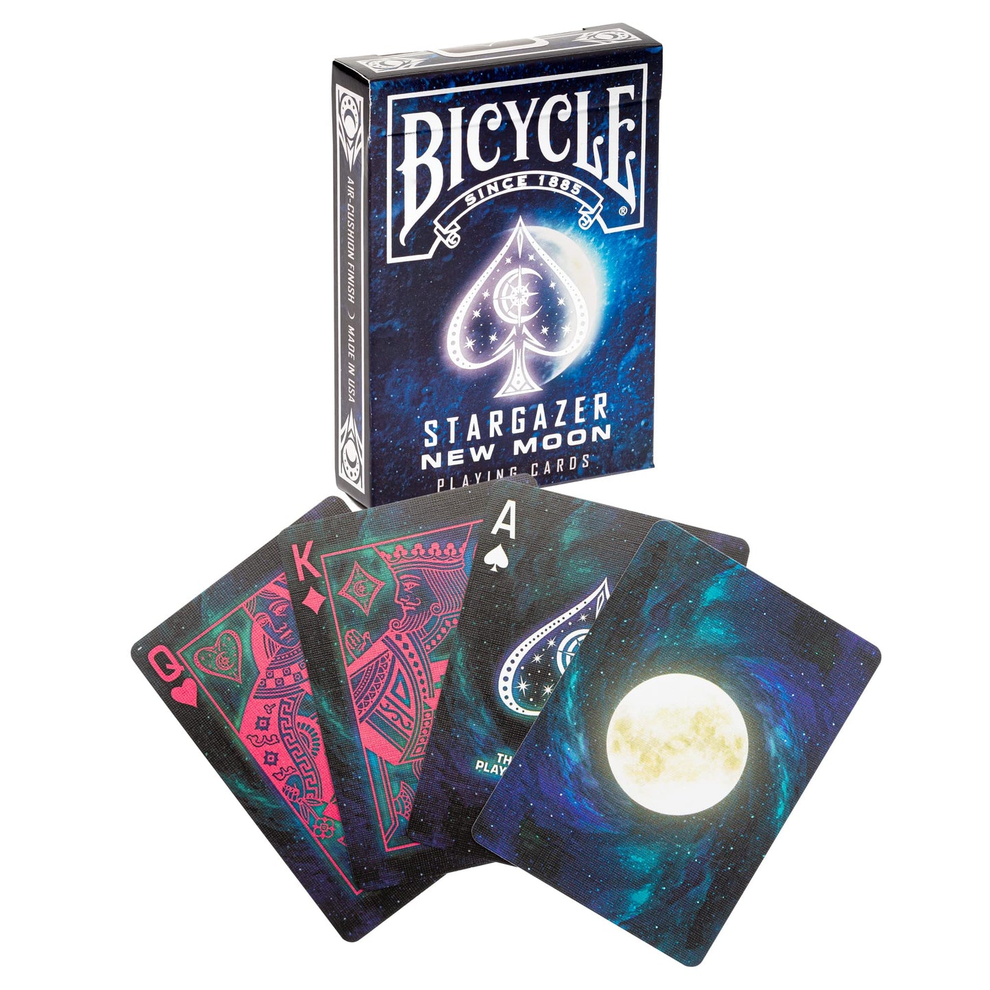 Bicycle Stargazer Nebula Playing Cards, Standard Index, Poker Cards, Space Playing Cards, Premium Playing Cards, Unique Playing Cards, 1 Deck, Black