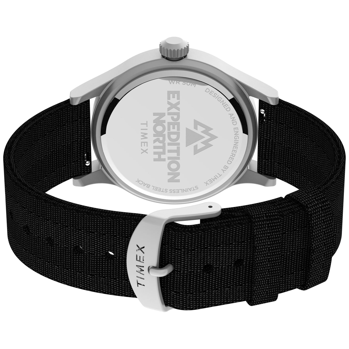 Timex Men's Expedition North Sierra 40mm Watch - Black Strap Green Dial Silver-Tone Case
