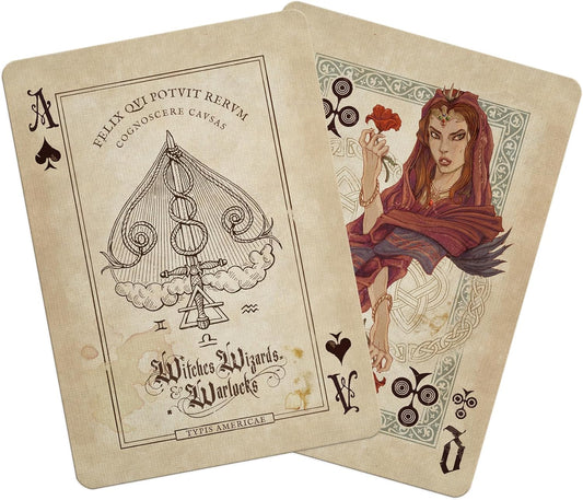 Bicycle Wizards, Witches & Warlocks Playing Cards | Magical Collectible Deck | Premium Quality Cards