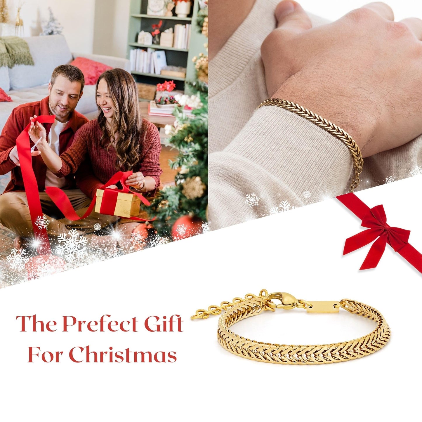 Galis Chain Bracelets For Men 7.5" - Premium Stainless Steel Mens Bracelet, Silver Plated Non Tarnish Bracelet - Snake Chain Everyday Men's Bracelets, Gifts For Him, For The Dad Dedication Card