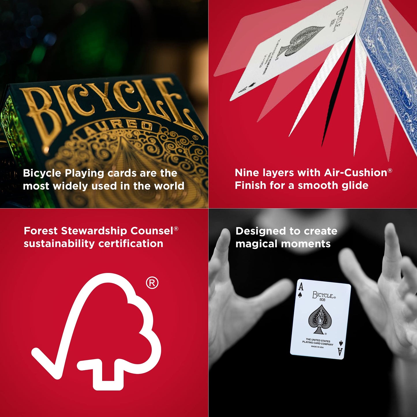 Bicycle Sea King Playing Cards, Standard Index, Poker Cards, Premium Playing Cards, Unique Playing Cards, 1 Deck