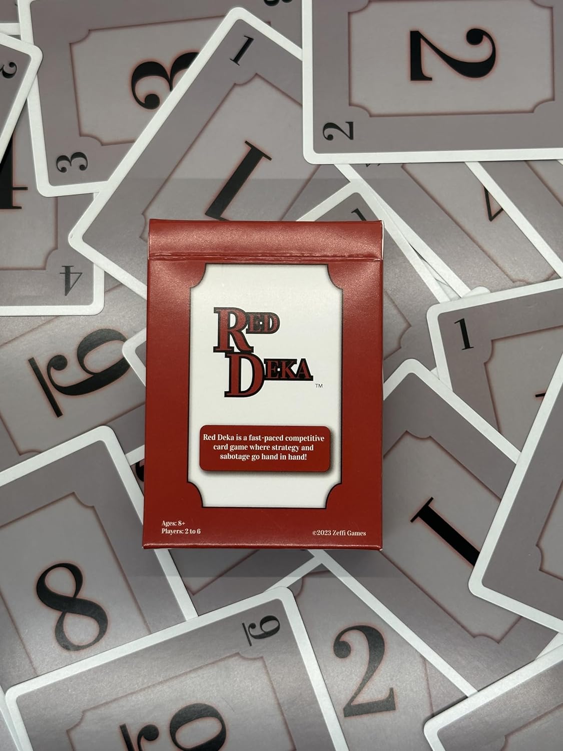 Red Deka Card Game - Sabotage is The Strategy - Perfect for Game Night with Family and Friends