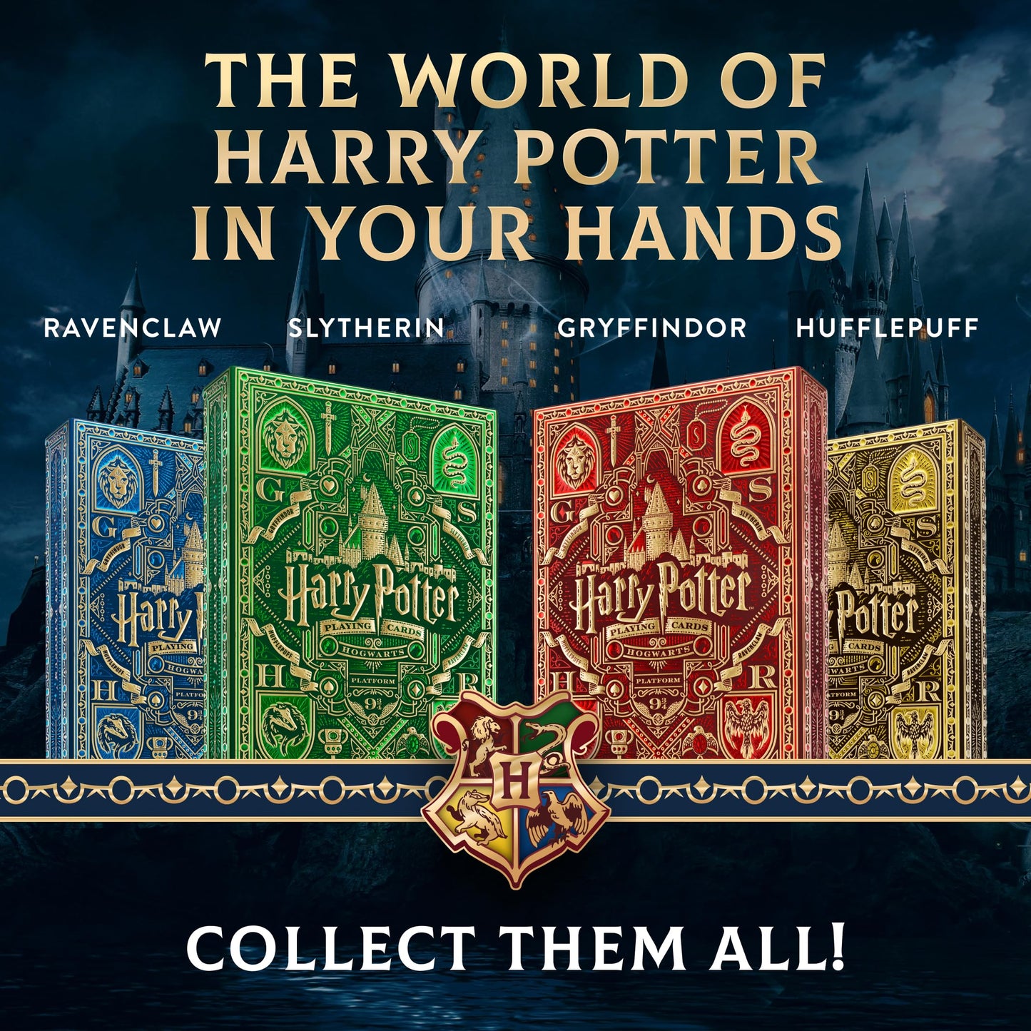 theory11 Harry Potter Playing Cards - Blue (Ravenclaw)