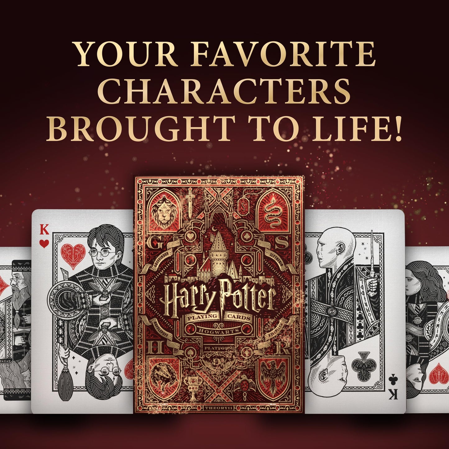 theory11 Harry Potter Playing Cards - Blue (Ravenclaw)