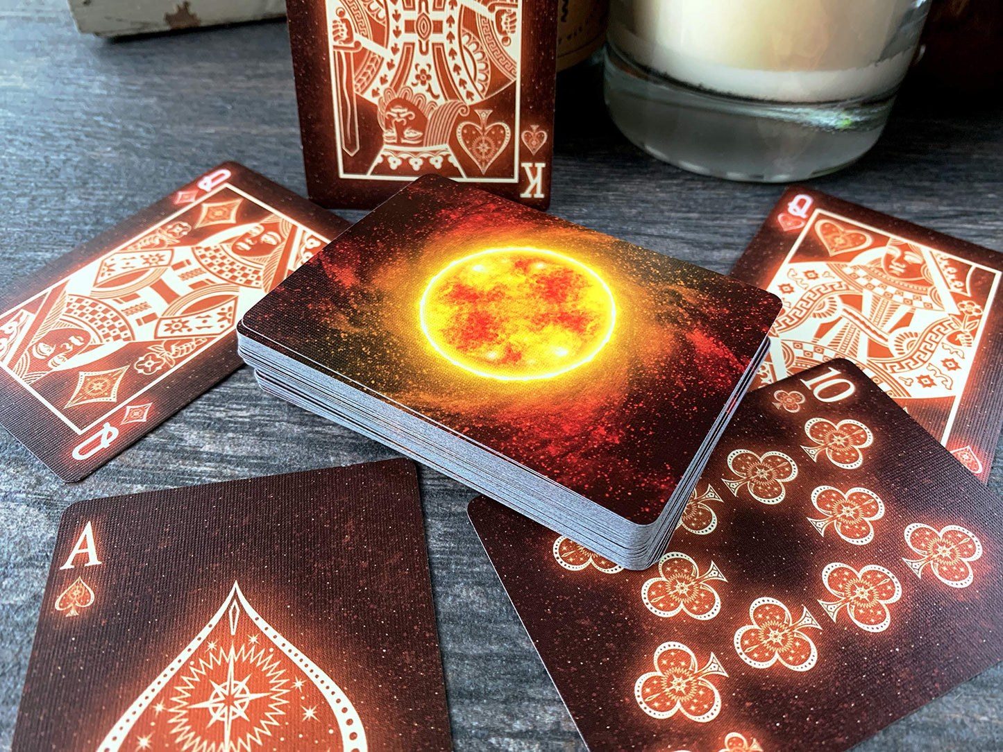 Bicycle Stargazer Nebula Playing Cards, Standard Index, Poker Cards, Space Playing Cards, Premium Playing Cards, Unique Playing Cards, 1 Deck, Black