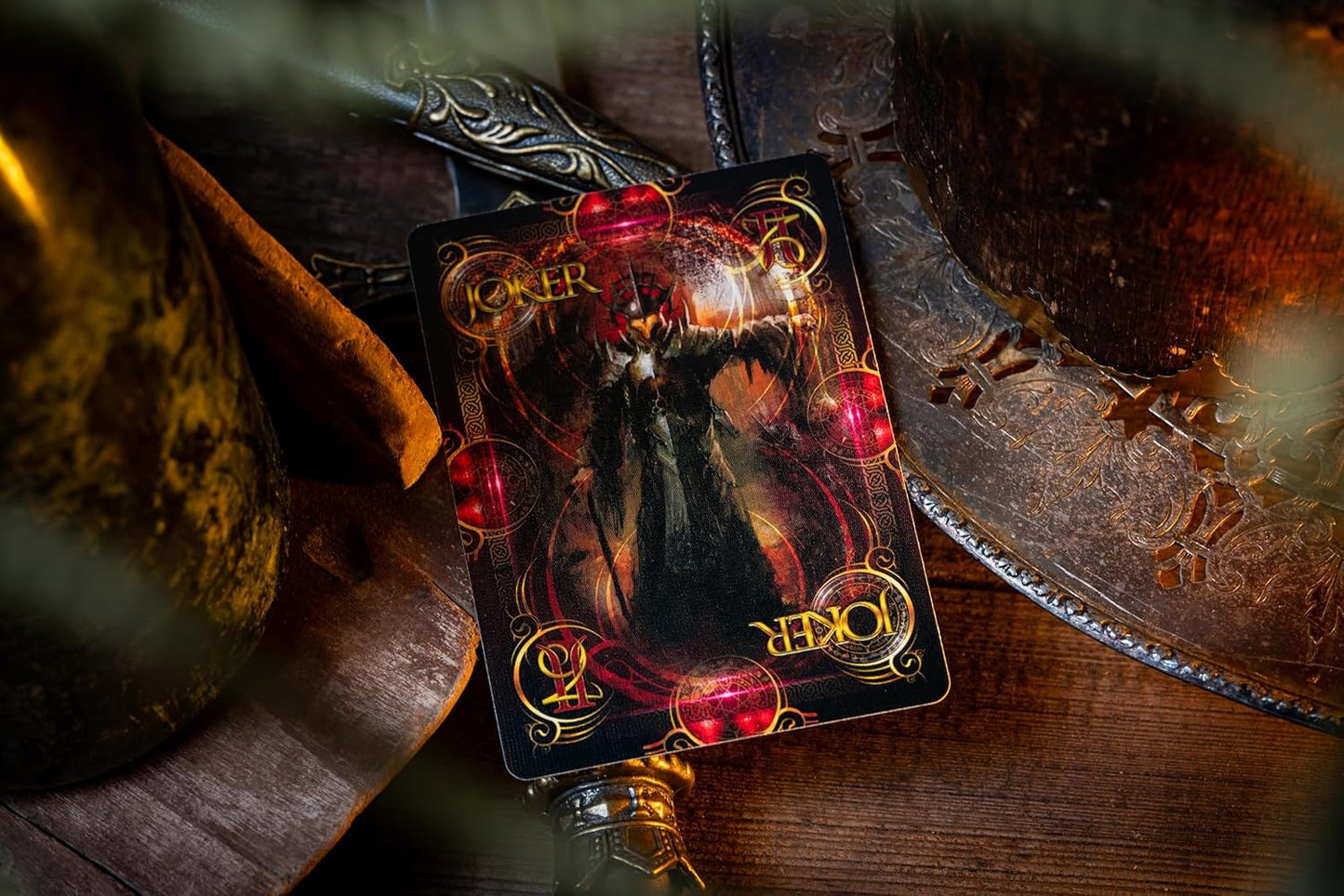 Bicycle Dark Templar Knights Red Playing Cards Decks Poker Kids, Adults Gift Item
