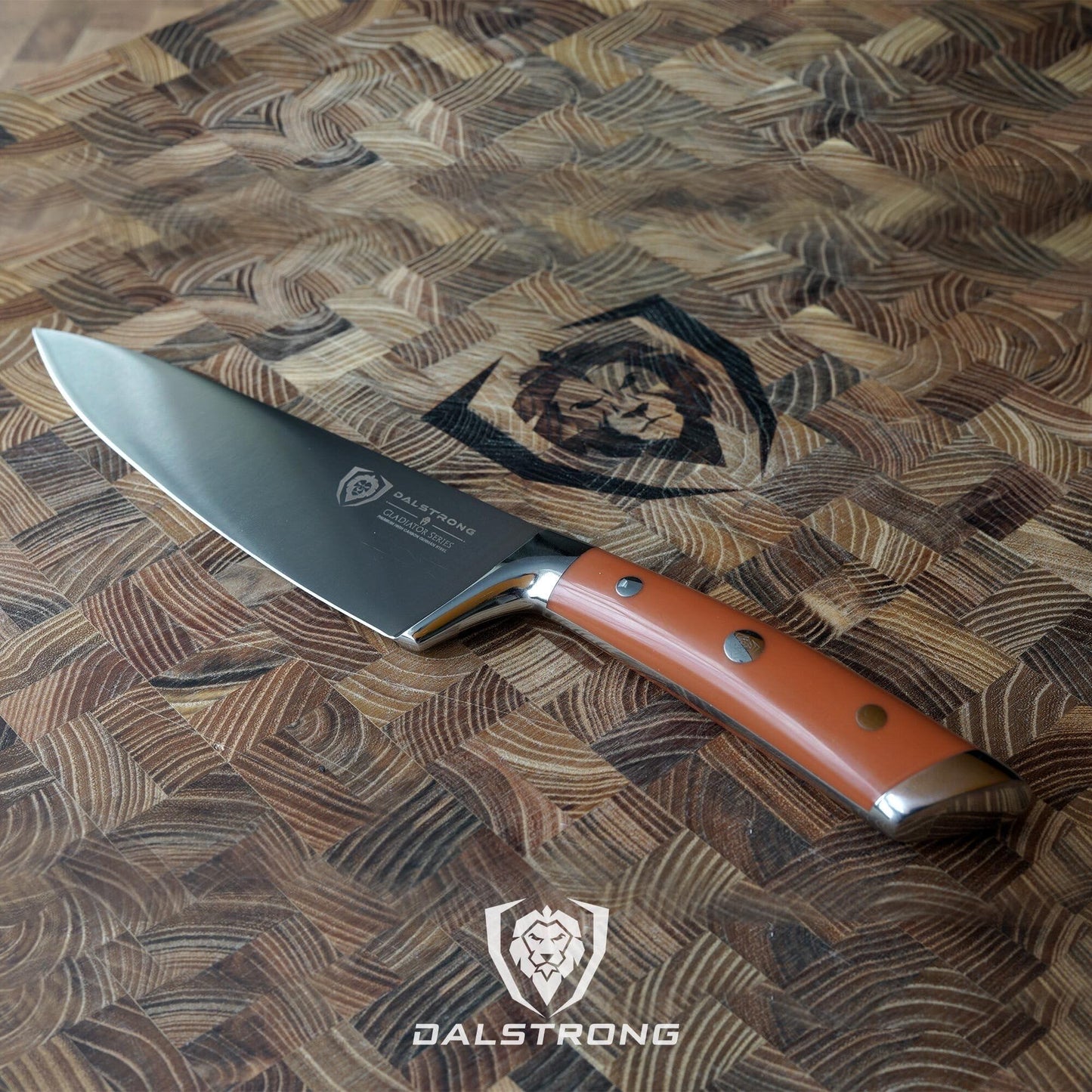 DALSTRONG Chef Knife - 8 inch Blade - Gladiator Series ELITE - Forged HC German Steel Chef's Knife - Razor Sharp Kitchen Knife - Professional Full Tang Knife - Black G10 Handle - Sheath -NSF Certified